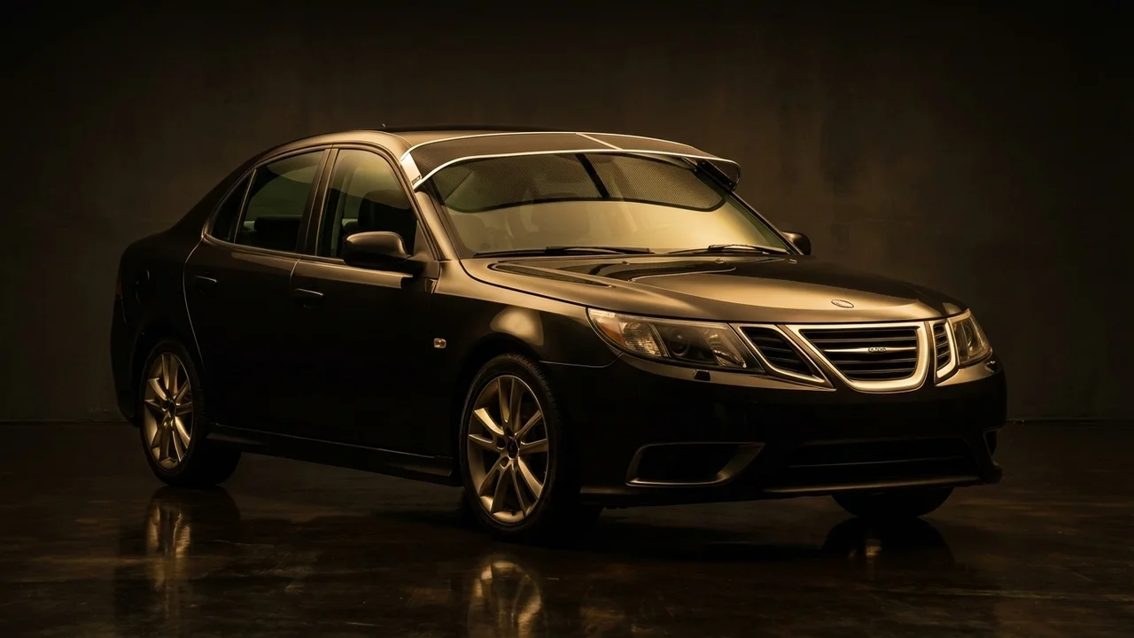 Saab 9-3 Car Windscreen Sunvisor - 3