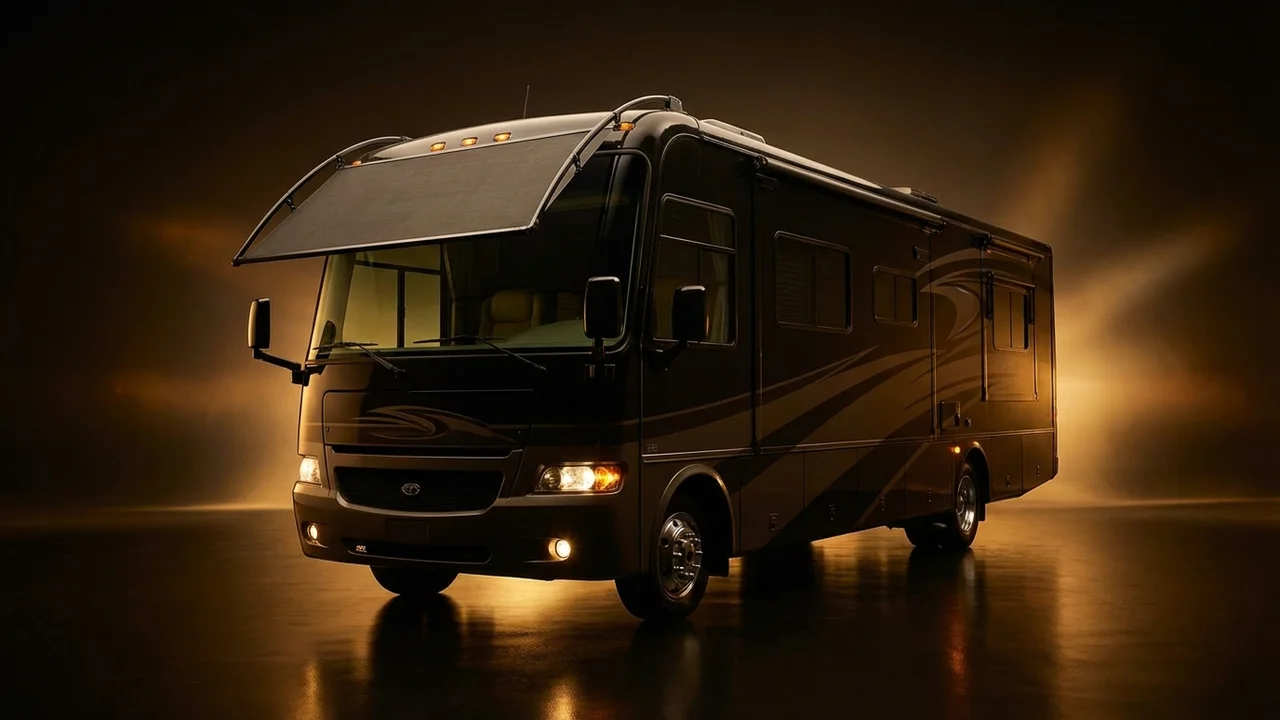 Tiffin Allegro Bay Car Windscreen Sunvisor - 1