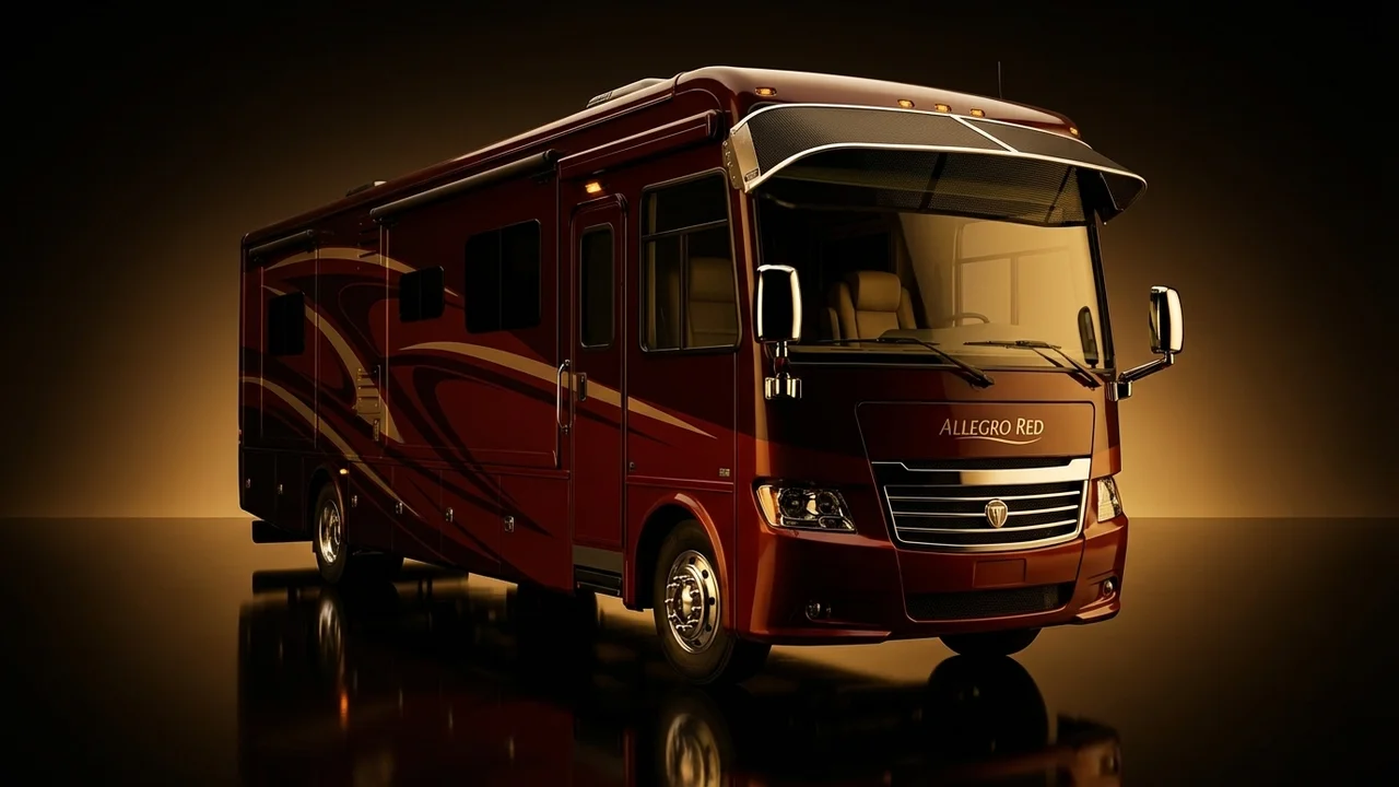 Tiffin Allegro Red Car Windscreen Sunvisor - 1