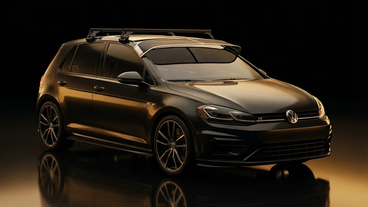 Volkswagen Golf R Car Windscreen Sunvisor - 1