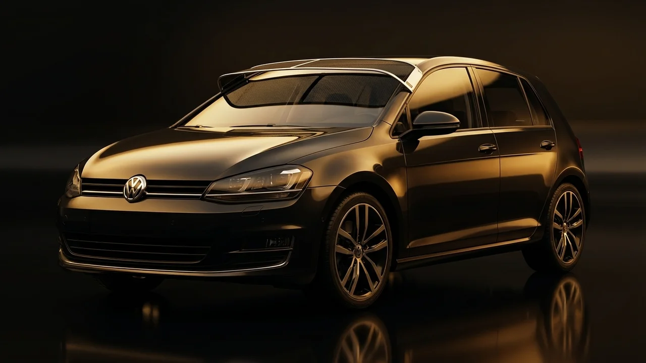 Volkswagen Golf Car Windscreen Sunvisor - 1