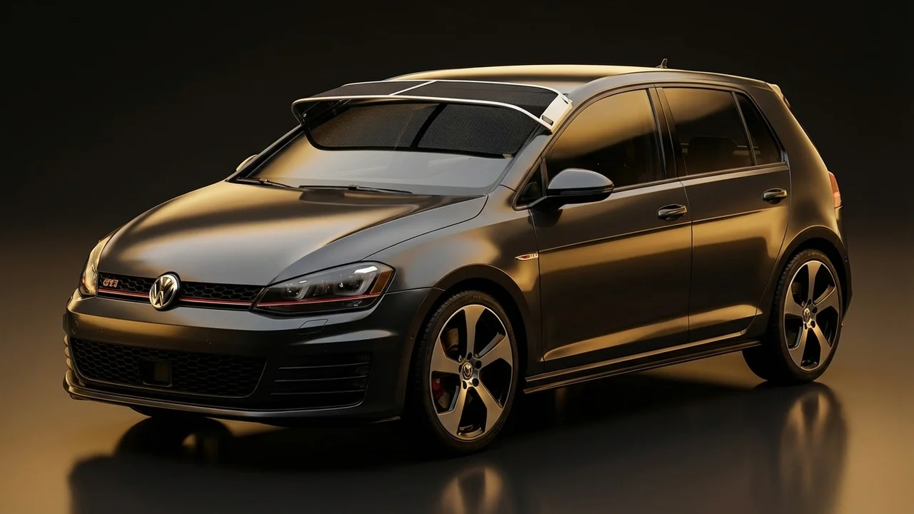 Volkswagen GTI Car Windscreen Sunvisor - 1