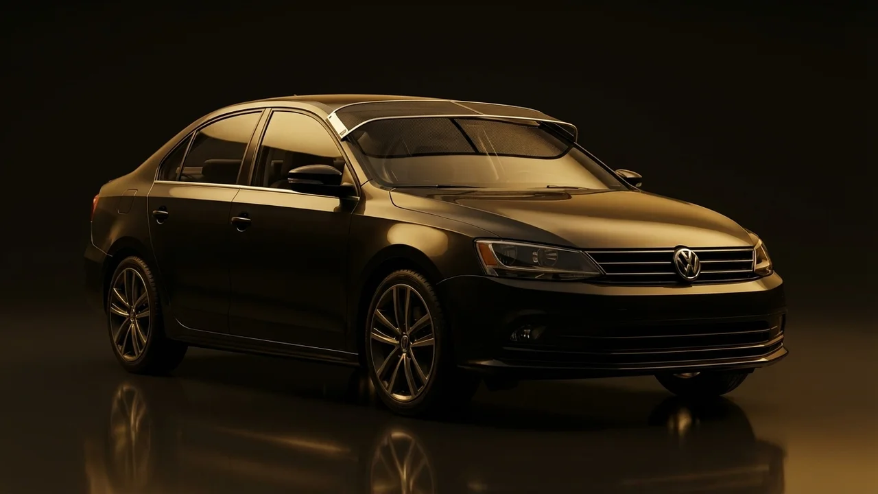 Volkswagen Jetta Car Windscreen Sunvisor - 1