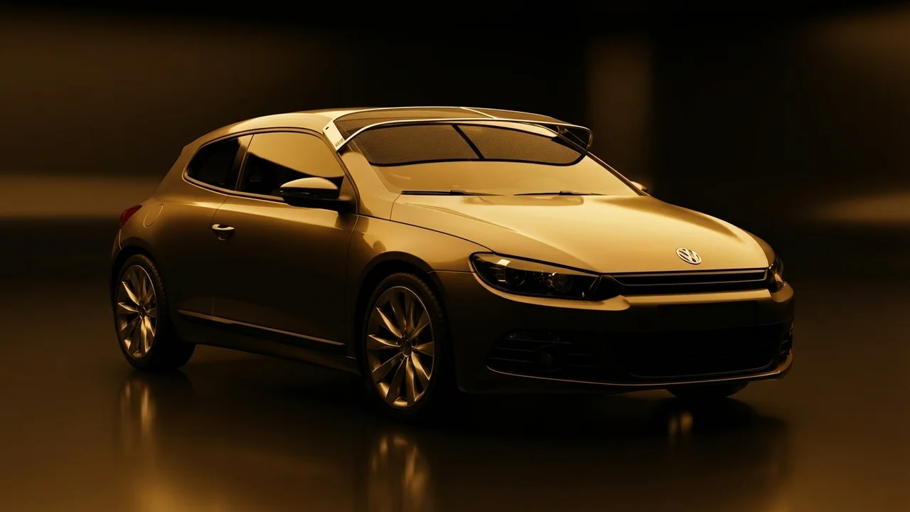 Volkswagen Scirocco Car Windscreen Sunvisor - 1