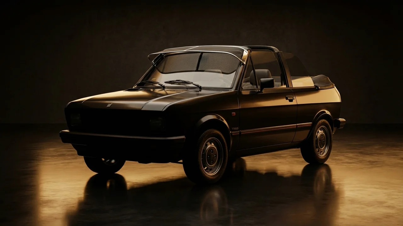 Yugo Cabrio Car Windscreen Sunvisor - 1