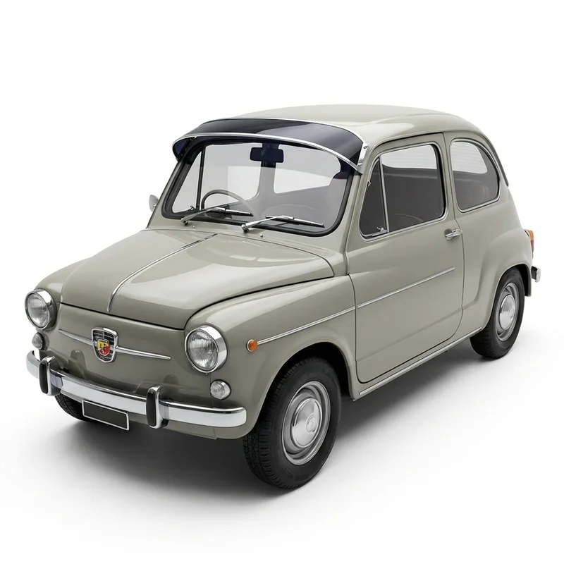 Tinted Acrylic Windscreen Sunvisor for Abarth 1150 (1966 - 1966) - 1