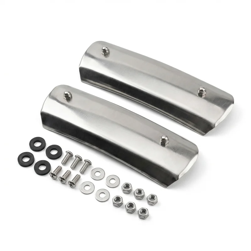 Stainless Steel Mounting Bracket Kit for Abarth 750 (1958 - 1961) - 1