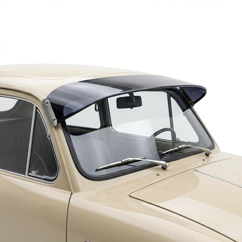 Tinted Acrylic Windscreen Sunvisor for Abarth 750 (1958 - 1961) - 1