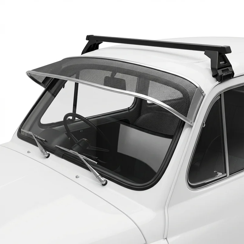 Premium Mesh Windscreen Sunvisor for Abarth 850 (1960 - 1966) - 1