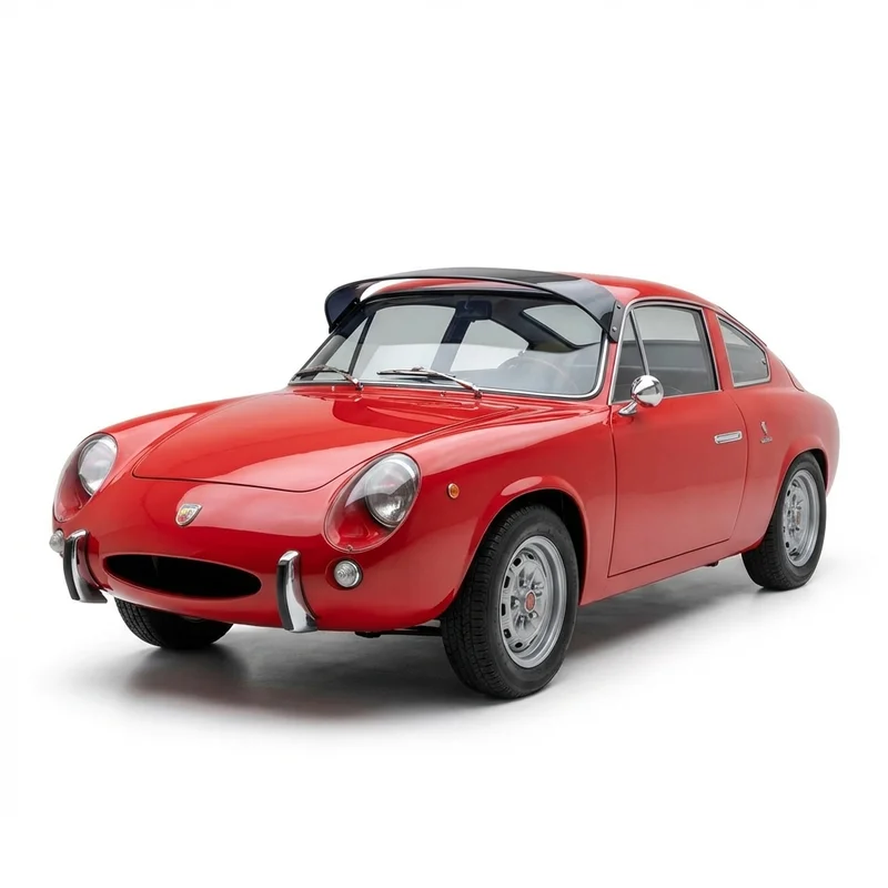 Tinted Acrylic Windscreen Sunvisor for Abarth Simca 1000S (1963 - 1968) - 1