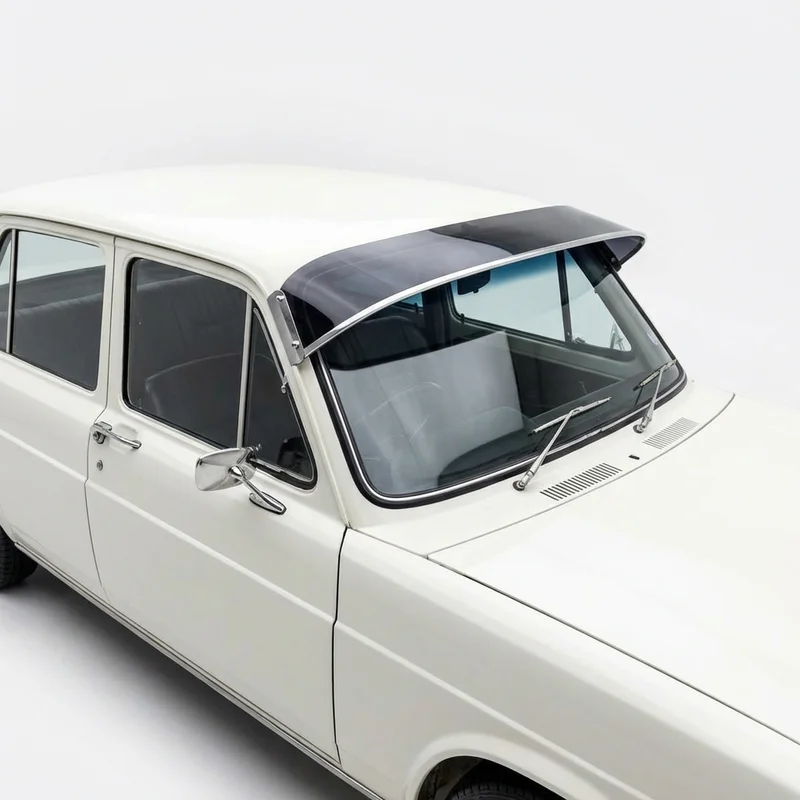 Przyciemniana osłona akrylowa na szybę do Abarth Simca 1204  (1969 - 1971) - 1