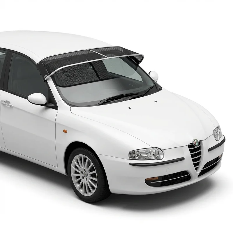 Premium Mesh Windscreen Sunvisor for Alfa Romeo 147 (2002 - 2007) - 1