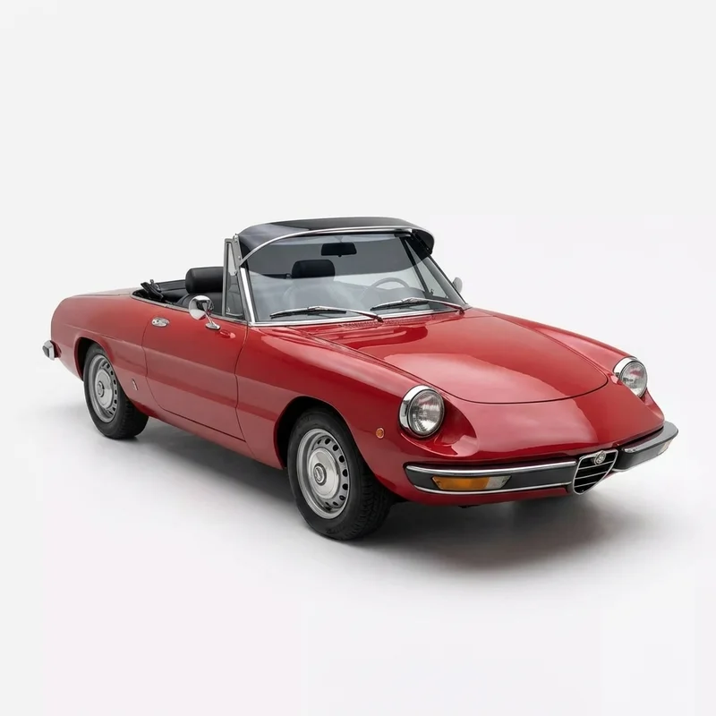 Tinted Acrylic Windscreen Sunvisor for Alfa Romeo Spider (1969 - 2008) - 1