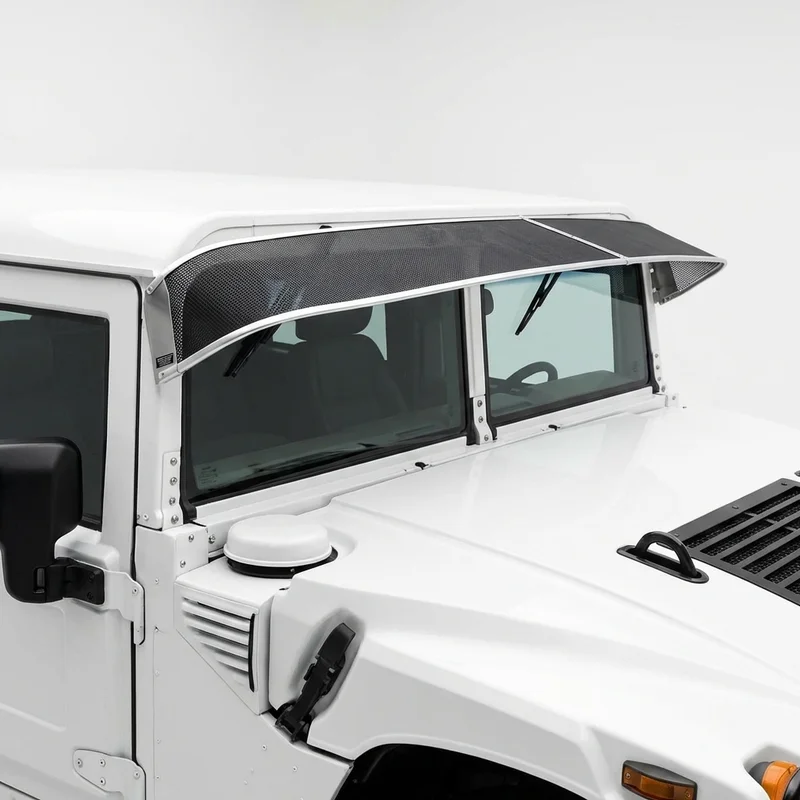 Premium Mesh Windscreen Sunvisor for AM General Hummer H1 (2002 - 2006) - 1