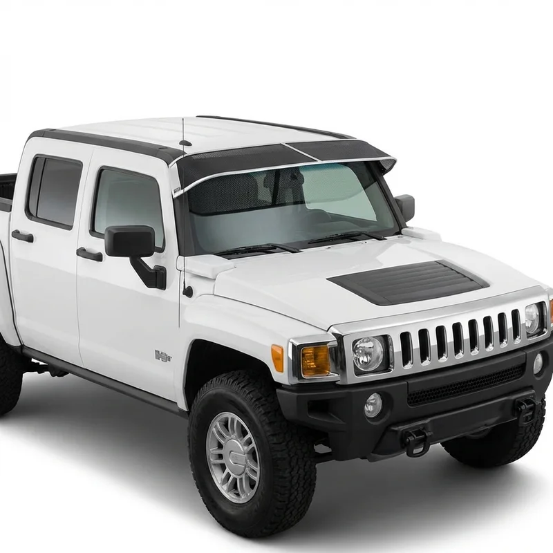 Premium Mesh-Solskærm til Forrude til AM General Hummer H3T  (2009 - 2010) - 1