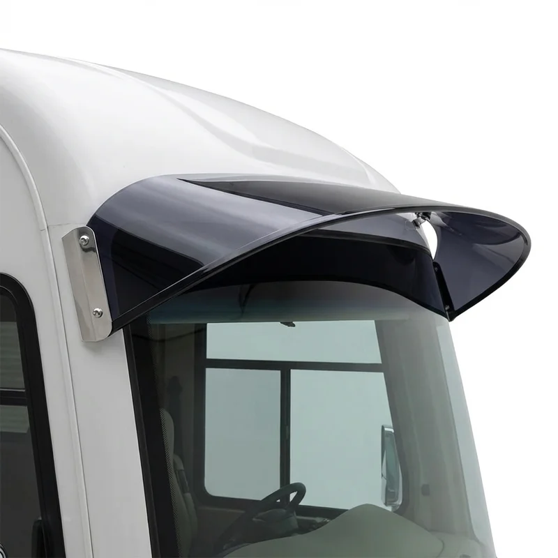 Tinted Acrylic Windscreen Sunvisor for American Coach American Patriot Cruiser (2018 - 2022) - 1