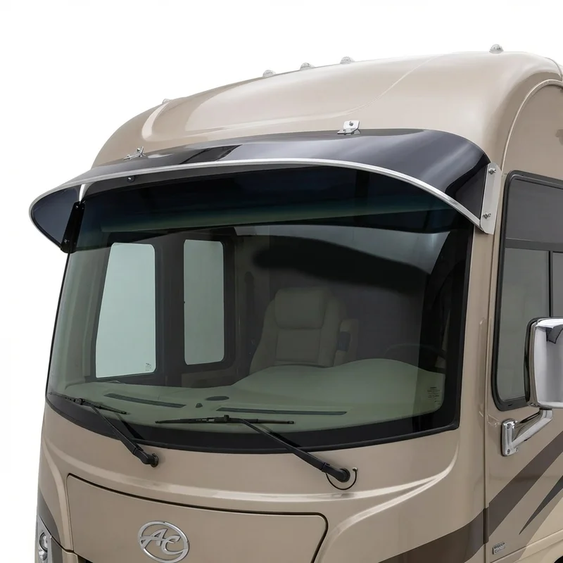 Tinted Acrylic Windscreen Sunvisor for American Coach American Patriot (2018 - 2022) - 1