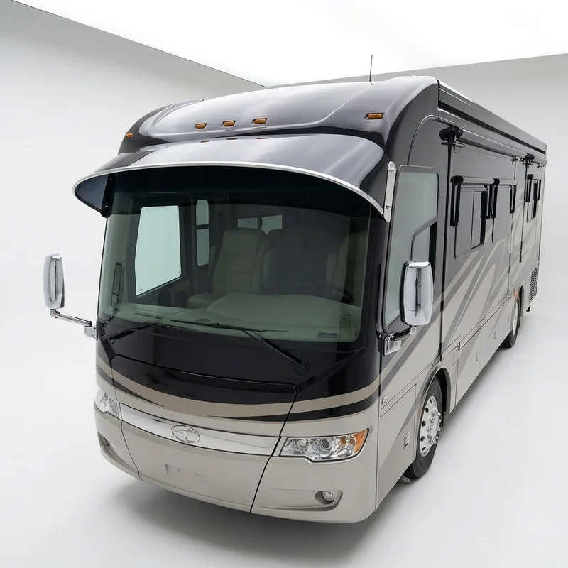 Tinted Acrylic Windscreen Sunvisor for American Coach American Revolution (2020 - 2020) - 1