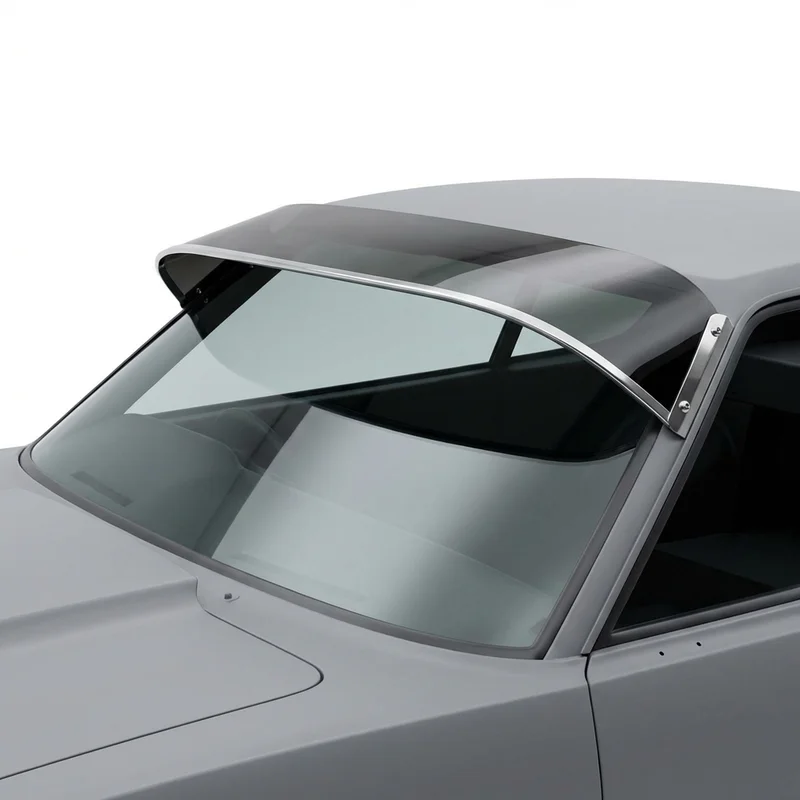 Tinted Acrylic Windscreen Sunvisor for Aston Martin V-8 (1974 - 1989) - 1