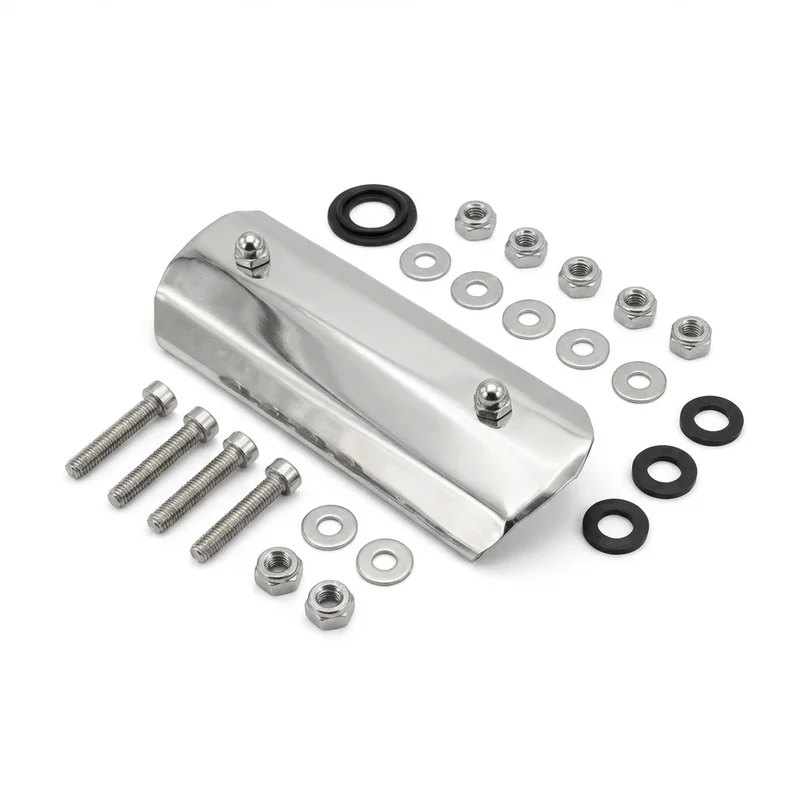 Stainless Steel Mounting Bracket Kit for Audi 100 Series (1969 - 1977) - 1