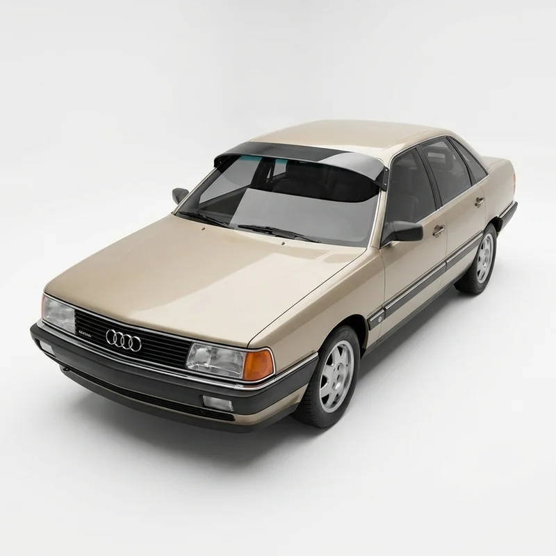 Tinted Acrylic Windscreen Sunvisor for Audi 5000 Quattro (1986 - 1988) - 1