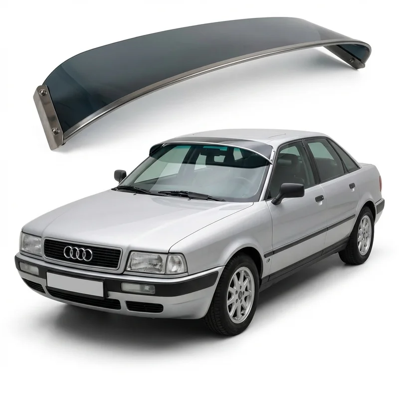 Parasolar exterior din acril fumuriu pentru Audi 80 (1988 - 1992) - 1