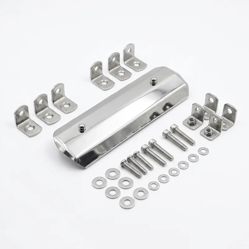 Nerūdijančio plieno tvirtinimo kronšteinų rinkinys skirta Audi A3 (1998 - 2024) - 1