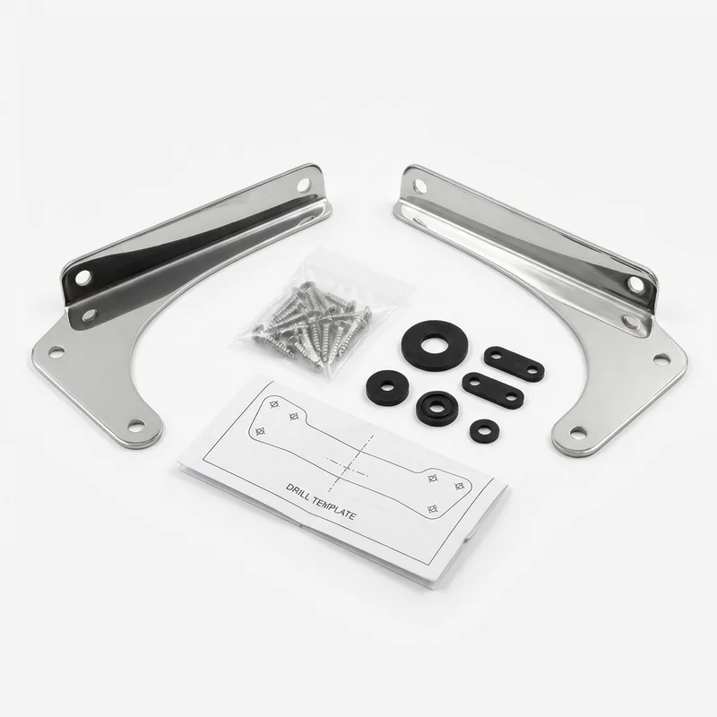 Stainless Steel Mounting Bracket Kit for Audi A4 allroad (2013 - 2025) - 1