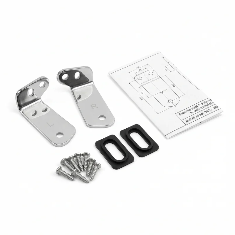 Stainless Steel Mounting Bracket Kit for Audi A6 allroad (2020 - 2025) - 1
