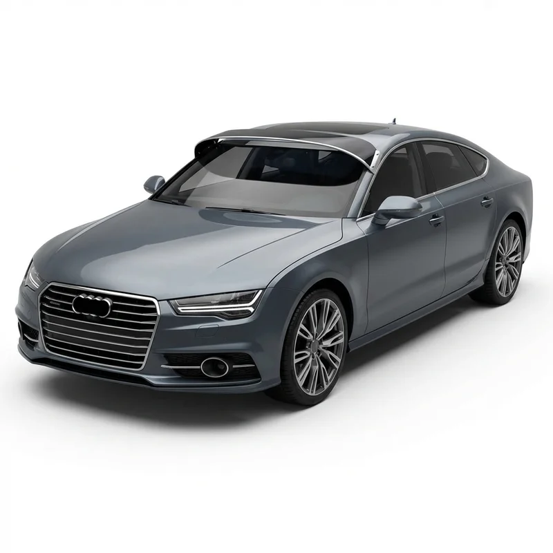 Tinted Acrylic Windscreen Sunvisor for Audi A7 Quattro (2012 - 2018) - 1
