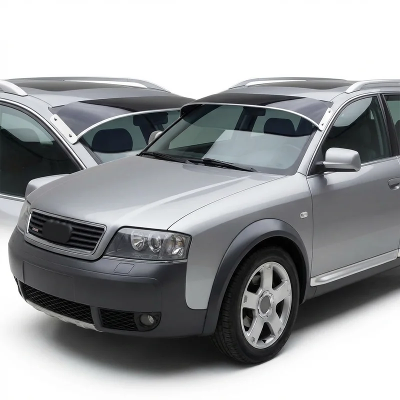 Parasolar exterior din acril fumuriu pentru Audi Allroad Quattro (2001 - 2005) - 1