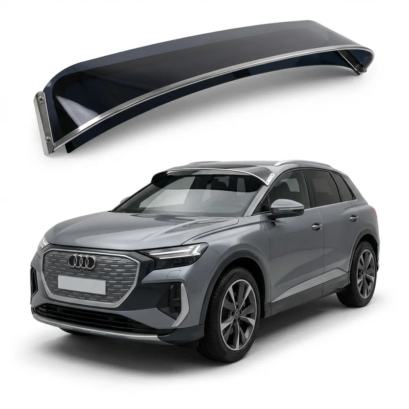 Parasolar exterior din acril fumuriu pentru Audi Q4 e-tron (2022 - 2025) - 1