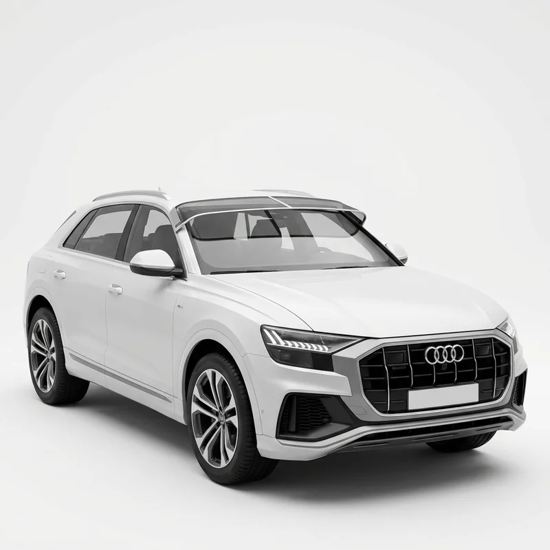 Premium Mesh Windscreen Sunvisor for Audi Q8 (2019 - 2025) - 1