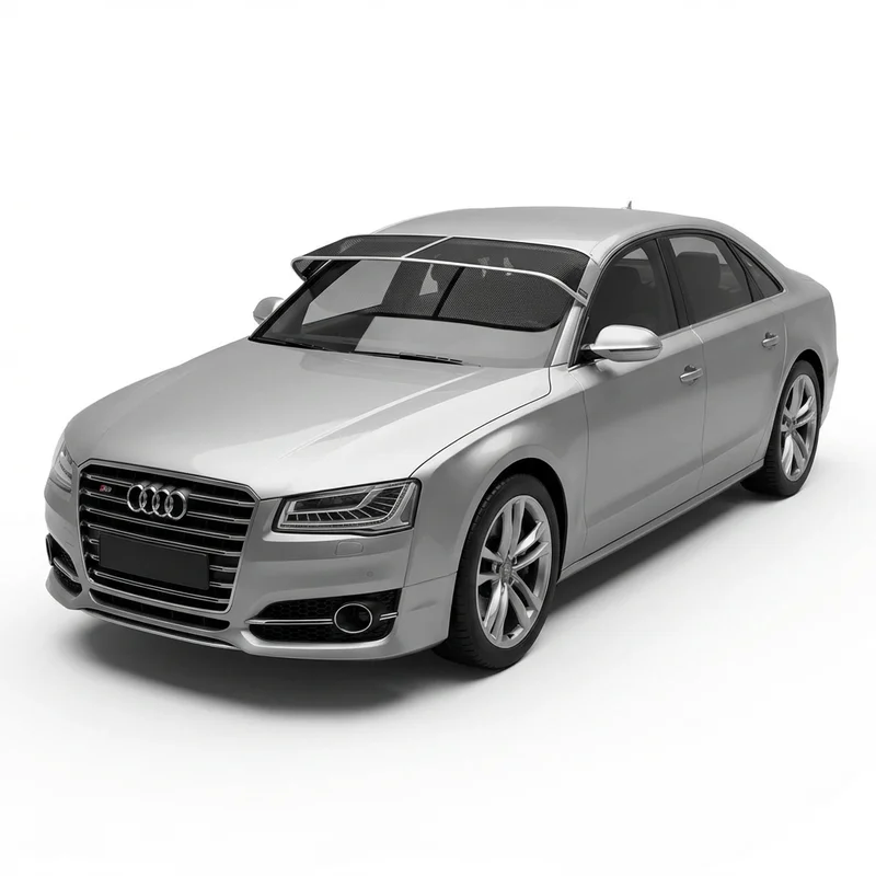 Parasolar exterior tip plasă premium pentru Audi S8 (2001 - 2022) - 1