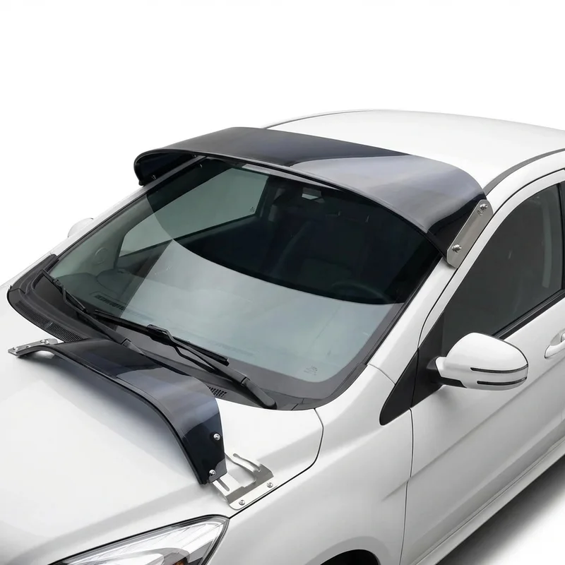 Tinted Acrylic Windscreen Sunvisor for BAIC D20 (2017 - 2020) - 1