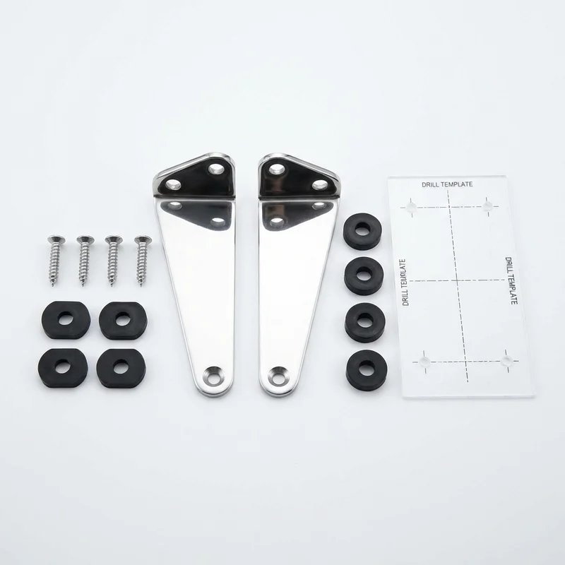 Stainless Steel Mounting Bracket Kit for Bering HD67MX (2000 - 2000) - 1