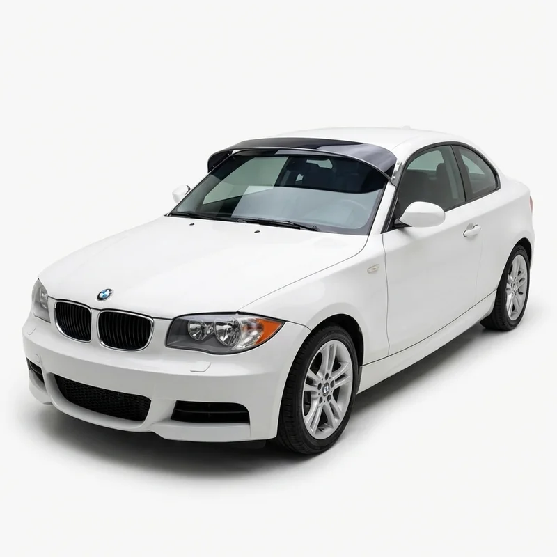 Tinted Acrylic Windscreen Sunvisor for BMW 128i (2008 - 2013) - 1