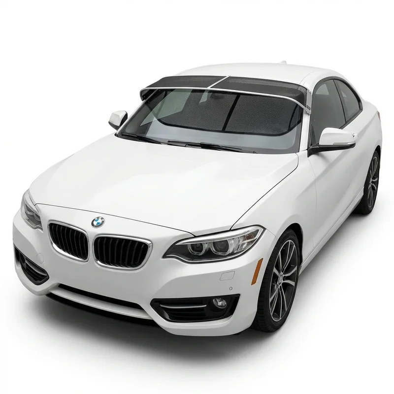 Premium Mesh Windscreen Sunvisor for BMW 235i (2014 - 2014) - 1