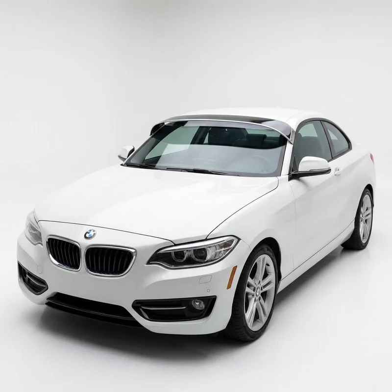 Tinted Acrylic Windscreen Sunvisor for BMW 235i (2014 - 2014) - 1