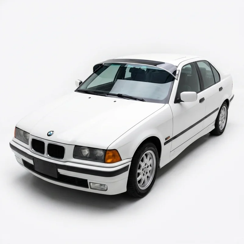 Tinted Acrylic Windscreen Sunvisor for BMW 318is (1991 - 1999) - 1
