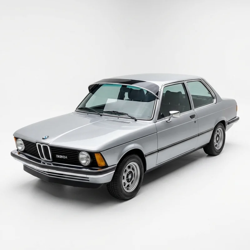 บังแดดกระจกหน้าอะคริลิกสีชา สำหรับ BMW 320i (1977 - 2023) - 1