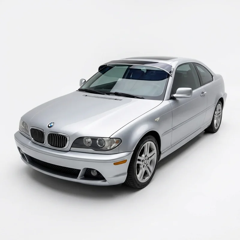 Tinted Acrylic Windscreen Sunvisor for BMW 325Ci (2002 - 2006) - 1