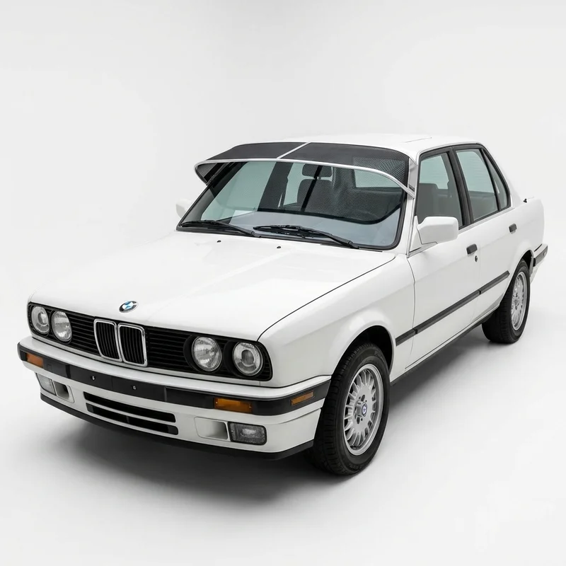 Siatkowa osłona przeciwsłoneczna premium do BMW 325e (1984 - 1987) - 1