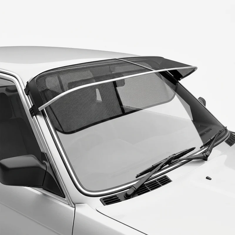บังแดดกระจกหน้าแบบตาข่ายพรีเมียม สำหรับ BMW 325es (1986 - 1987) - 1