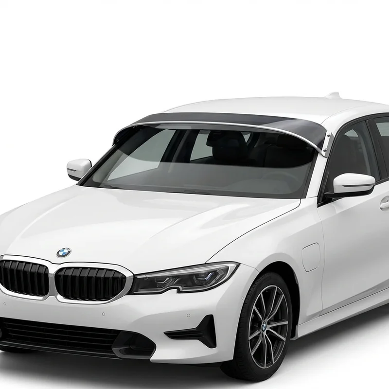 Getönte Acryl-Sonnenschutzblende für BMW 330e xDrive (2021 - 2023) - 1