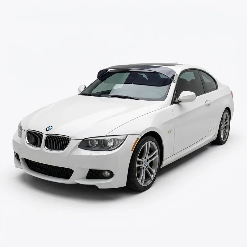 Tinted Acrylic Windscreen Sunvisor for BMW 335is (2011 - 2013) - 1