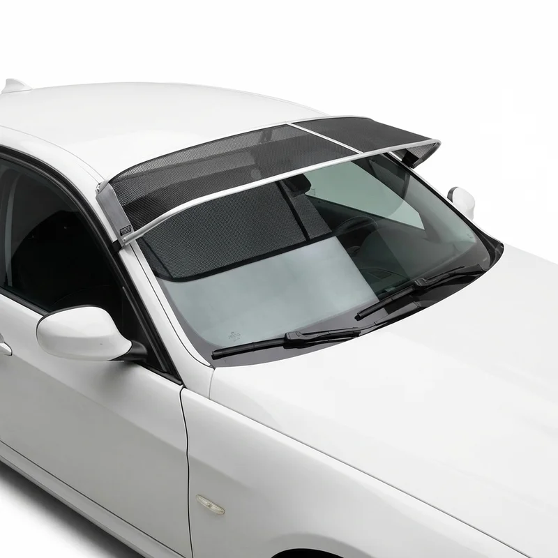 Premium Mesh Windscreen Sunvisor for BMW 335xi (2007 - 2008) - 1