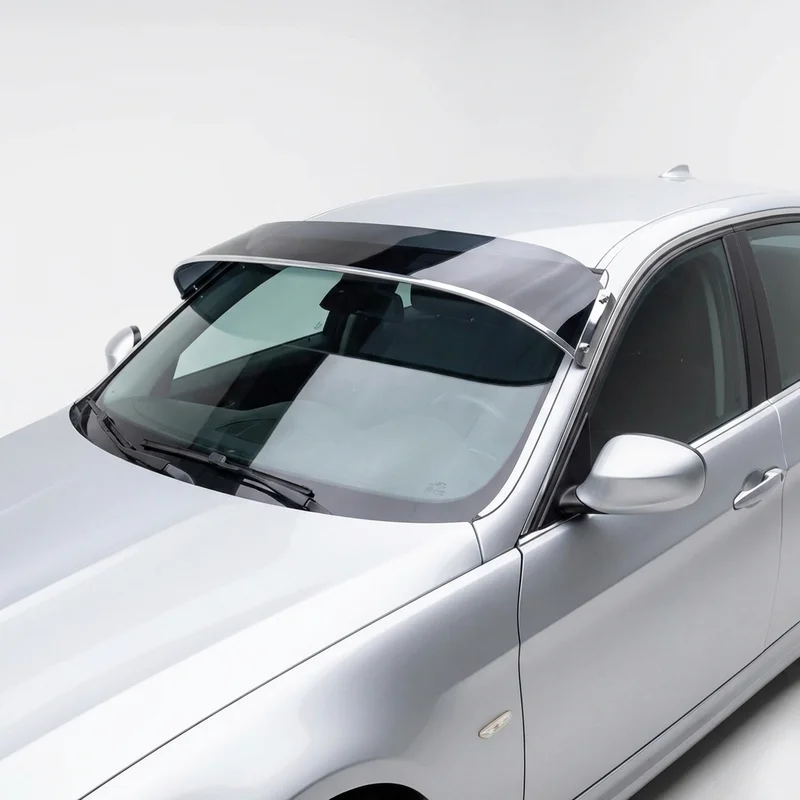 Tinted Acrylic Windscreen Sunvisor for BMW 335xi (2007 - 2008) - 1