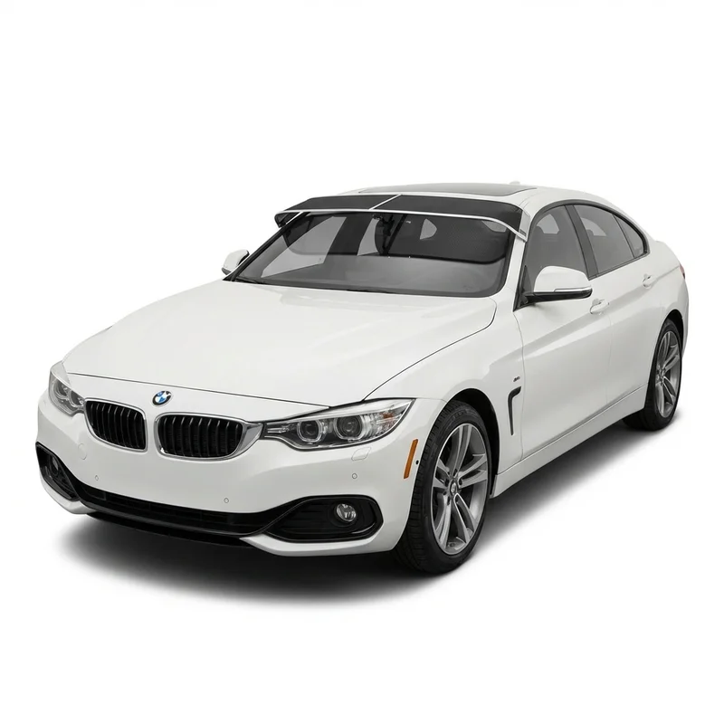 Premium Mesh Windscreen Sunvisor for BMW 428i xDrive Gran Coupe (2015 - 2016) - 1