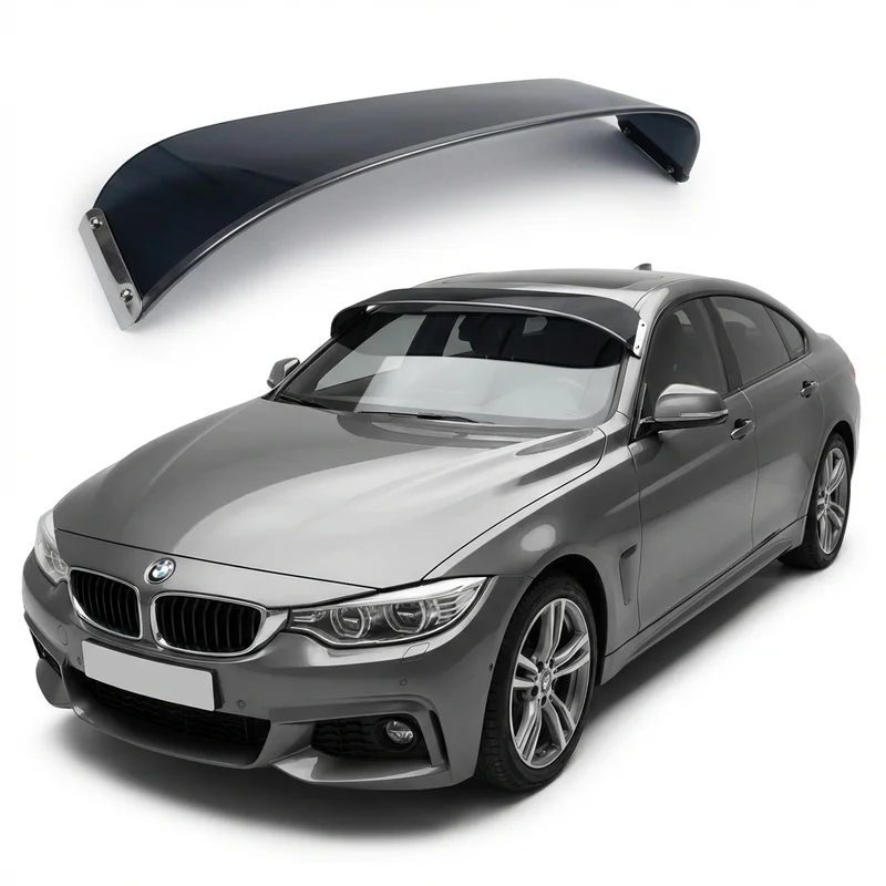 Tinted Acrylic Windscreen Sunvisor for BMW 435i Gran Coupe (2015 - 2016) - 1